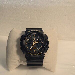 Casio G Shock Matte finish black and gold